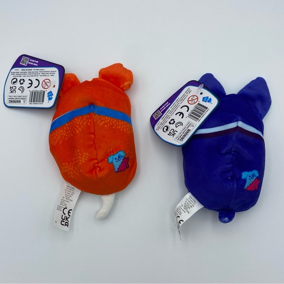 Dogs Vs Squirls Mini Plush Bean Bag Dogs Camila 14 Jean Claude 6 Squirrels Pups - Picture 2 of 3